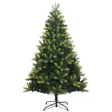 vidaXL Künstlicher Weihnachtsbaum Klappbar mit Ständer 210 cm