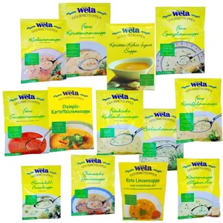 WELA Großes Gourmet Suppen Probierpaket – Feine Suppen für Genießer
