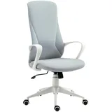 Vinsetto Bürostuhl Stretchstoff Hellgrau