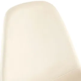 CLP 4er Set Esszimmerstühle Napier creme Samt