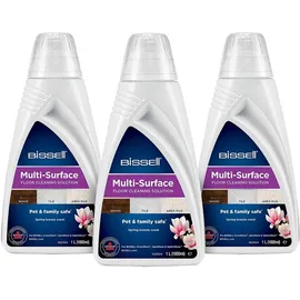 Bissell Multi Surface Multi-Oberflächenreinigungsmittel zur Nassreinigung, 3er Set