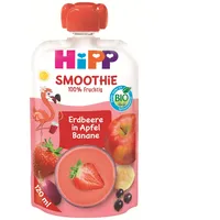 HiPP Smoothie Mix Rote Früchte in Apfel-Banane 6 x 120 ml
