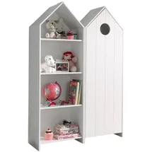 58 aufm Kessel Kania Regal 115x171x37 cm Weiß