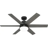 Hunter Fans Hunter DC Deckenventilator Arete Schwarz mit Licht