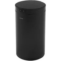 ML-Design Mülleimer mit Sensor 30L Rund Stahl Schwarz Automatisch