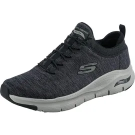 SKECHERS Arch Fit Waveport Herren Black Mesh/Gray Trim 47,5