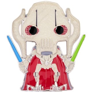 Funko Pop! Large Enamel Pin Star Wars: General Grievous Chase Emaille-Nadeln - Niedliche Brosche Zum Sammeln - Für Rucksäcke & Taschen - Geschenkidee - Offizielle Handelswaren