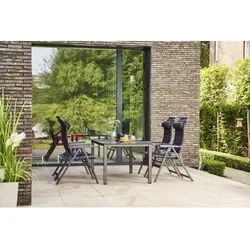 SIENA GARDEN Campingset »Premium«, 5er-Set, Stahl - grau