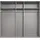 WIMEX Drehtürenschrank London 225 x 208 x 58 cm Weiß