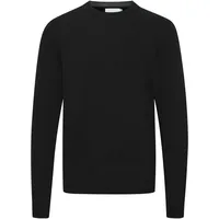 CASUAL FRIDAY Strickfleece-Pullover anthrazit schwarz 3XL