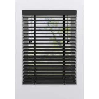 Soluna Jalousie Bambus (B x H: 150 x 175 cm, Schwarz, Holz)