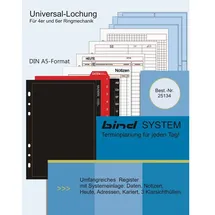 Bind Ringbuch-Ergänzungsset Manager Plus sortiert A5, 1 Set