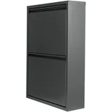 [en.casa] Sokndal 50 x 71 x 15 cm grau / grau