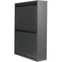 [en.casa] Sokndal 50 x 71 x 15 cm grau / grau
