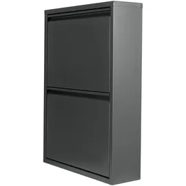 [en.casa] Sokndal 50 x 71 x 15 cm grau / grau