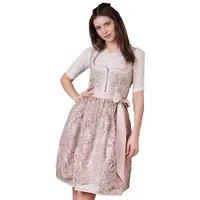 Krüger Madl Dirndl 'Roxana' Spitzenschürze 414365, Hellgrün Rosa 60c grün 40