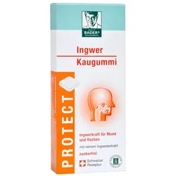 BADERs PROTECT Ingwer Kaugummi 20 St Kaugummi