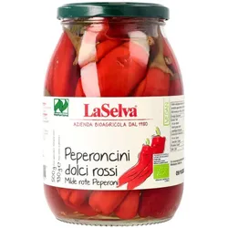 LaSelva Milde rote Peperoni sauer eingelegt bio