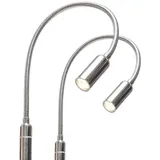 Kalb Material Für Möbel Bettleuchte Chrom 2 St.