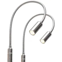 Kalb Material Für Möbel Bettleuchte Chrom 2 St.