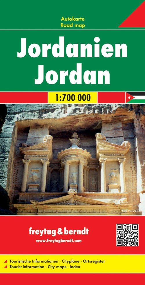 Jordanien. Jordan  Karte (im Sinne von Landkarte)
