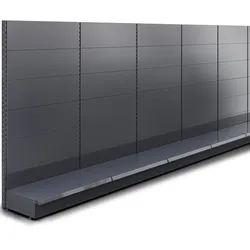 BROOKLYN | Gondel Wandregal | B2000xH195cm | Komplett Set