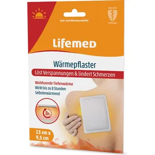 Lifemed Wärmepflaster 9,5 cm x 13 cm weiss Selbsterwärmend
