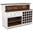 DESIGN DELIGHTS Barschrank 150 x 110 x 55 cm Weiß