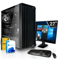 Office Komplett Set PC•Intel i7-11700•16GB Ram•512GB NVMe•27 Zoll TFT