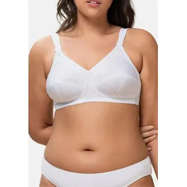 Triumph Bügelloser BH Doreen & Cotton 01 N (1-tlg) BH ohne Bügel - Blickdicht - Ohne Polsterung und ohne Bügel weiß 115