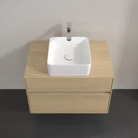 Villeroy & Boch Collaro Waschbeckenunterschrank 80 x 55 cm Nordic Oak