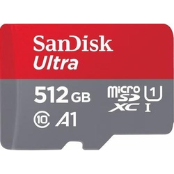 SanDisk Ultra microSDXC Speicherkarte 512GB + SD Adapter