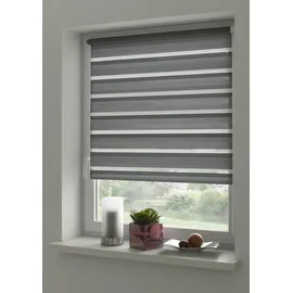 GARDINIA Doppelrollo EasyFix 45 x 150 cm Anthrazit