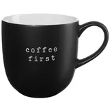 Asa Selection Becher HEY!, Schwarz - Kaffeebecher, 350 ml,