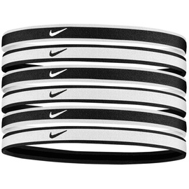 Nike Swoosh Stirnband, - Silver/Black - One Size