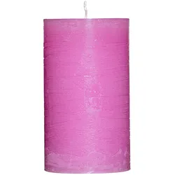 Kerze RUSTIK rosa