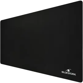 Bluestork Industry Bluestork XXL-Mauspad – großes Gaming-Mauspad – optimierte Oberfläche mit hoher Präzision – rutschfeste Unterseite aus Gummi – extra groß 900 x 450 x 3 mm – Schwarz