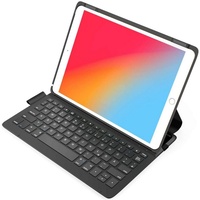Inateck Ultraleichte Tastatur Hülle für iPad 2021(9th Gen)/iPad 2020(8th Gen)/iPad 2019(7th Gen) 10.2 Zoll, iPad Air 3 und iPad Pro 10.5, mit Smart Power Knopf, QWERTZ, BK2006