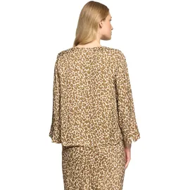 Betty Barclay Schlupfbluse mit Leoprint Beige 36