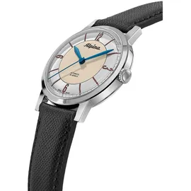 Alpina Herren Analog Quarz Armbanduhr Startimer Pilot Heritage Automatic AL-520SBG3SH6 Herrenuhr