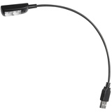 Adam Hall SLED 1 USB PRO mobile Schwanenhalsleuchte mit 2-er LED/Leselampe