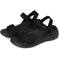 SKECHERS GO WALK ARCH FIT 2.0 SANDAL, Damen Sandale, Black, - 39 EU
