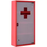 Homcom Medizinschrank Erste Hilfe mit Schloss