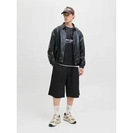 JACK & JONES JCOCOVER RETRO FOOTBALL TEE schwarz XL