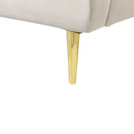 Beliani Polsterbett 160 x 200 cm Beige