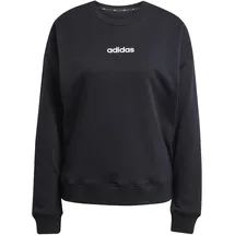 adidas Essentials Linear French Terry Sweatshirt Black / White 2XL