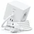 Avolt Square 1 Steckdosenleiste USB-C 30 W 1,8 m Opal White