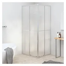 vidaXL Duschkabine ESG Matt 90x70x180 cm