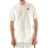 Jordan Nike Herren Jumpman Emb Crew T-Shirt, White/Black, Large