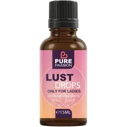 Pure Passion® | Lust Drops Aphrodisiakum für Frauen Tropfen zum Einnehmen 15 ml
